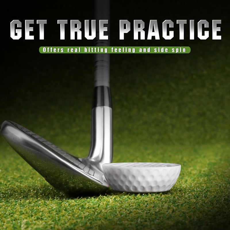 Champkey Precision Practice Golf Balls 20 Pack - Soft Rubber Golf Training Balls - Avoid Swing Shallow and Steep Golf Practice Balls - Image 3